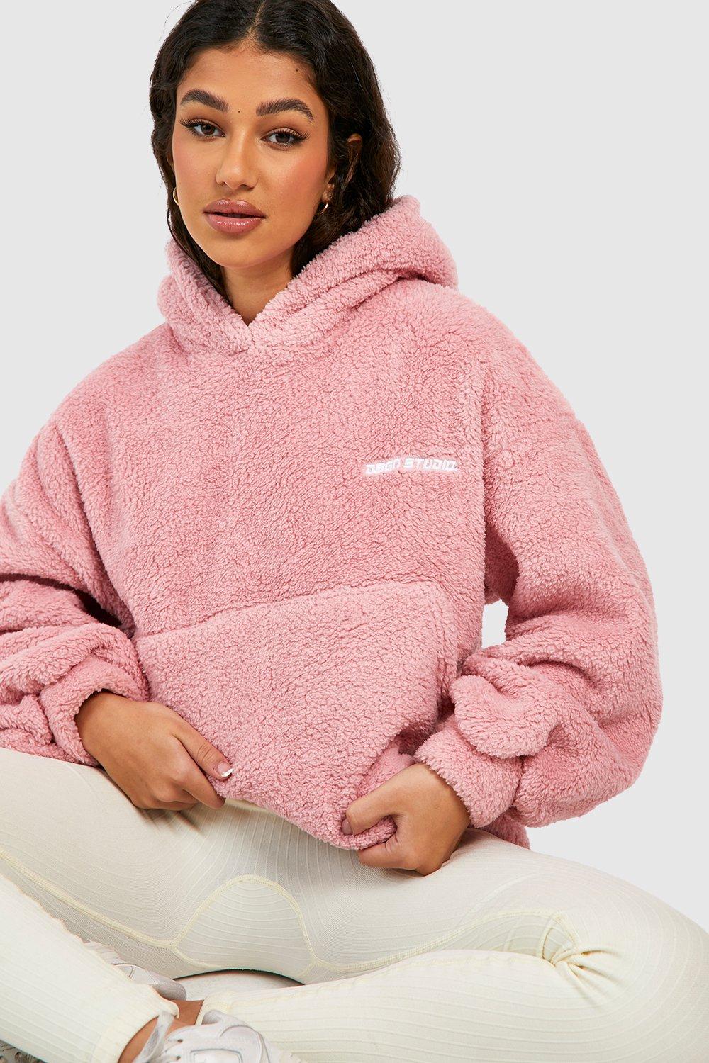 Pink teddy hot sale bear hoodie